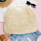 Charleston Oversized Straw Tote