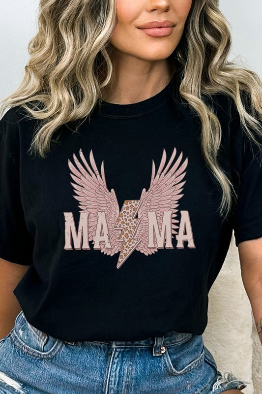 Mama Leopard Lightning Graphic Tee