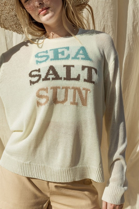 Sea Salt Sun Summer Sweater