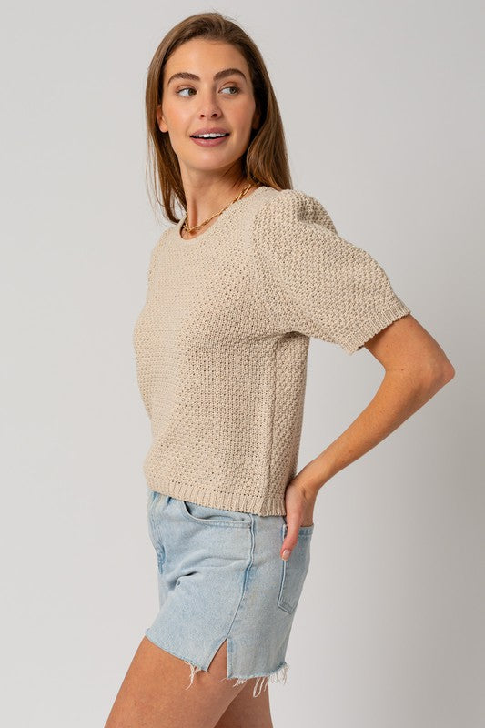 Beautiful Things Puff Sleeve Sweater