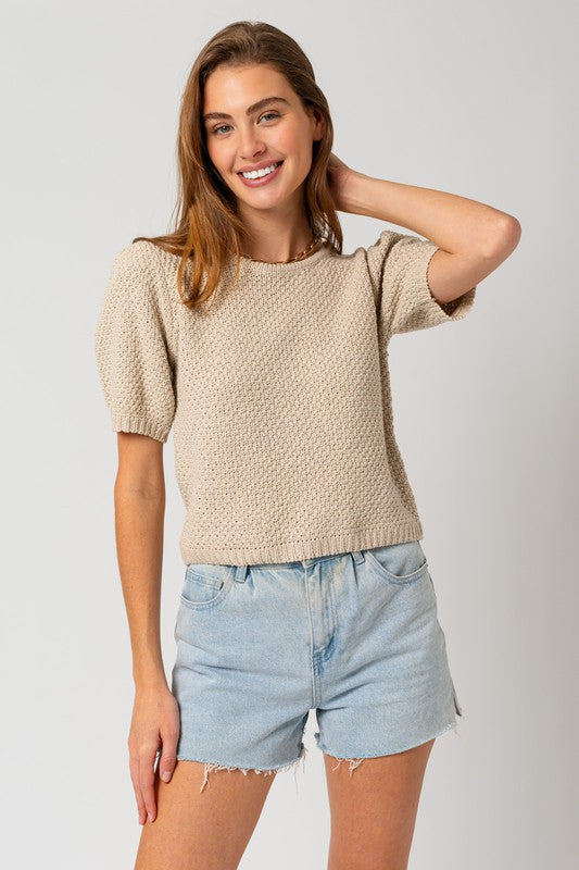 Beautiful Things Puff Sleeve Sweater