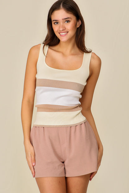 Neutral Chic Knit Tank