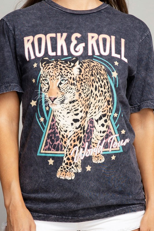 Rock & Roll World Tour Graphic Tee